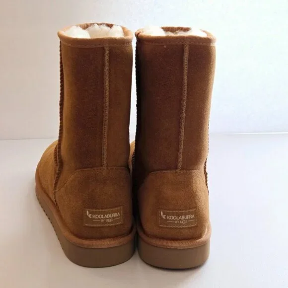 UGG Koolaburra Women's Chestnut Koola Short Flat Heel Winter Boots Sz 9 - Picture 7 of 10